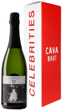 Игристое вино Bodegas San Valero Cava Celebrities 0.75 л в подарочной упаковке