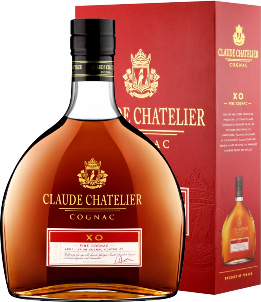 Коньяк Claude Chatelier XO 0.5 л в подарочной упаковке