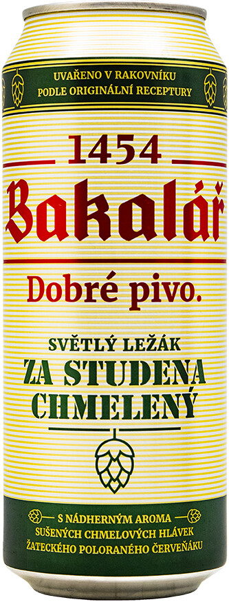 Пиво Bakalar Za Studena Chmeleny Can 0.5 л