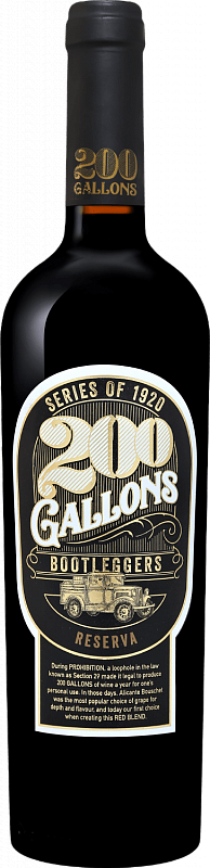 Вино 200 Gallons Reserva 2019 г. 0.75 л