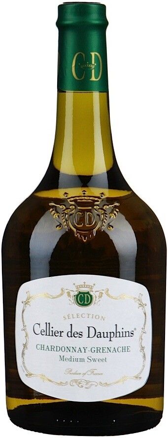 Вино Белое Полусладкое "Сельер де Дофин Шардоне-Гренаш Медиус Свит" 0,75 л (WS)