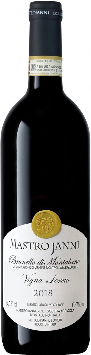 Вино Mastrojanni Vigna Loreto Brunello di Montalcino DOCG 2018 г. 0.75 л