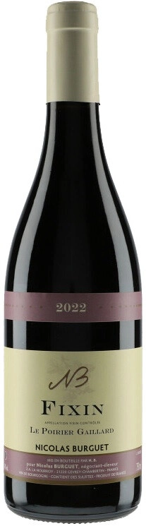 Вино Domaine Nicolas Burguet Fixin Le Poirier Gaillard 0.75 л