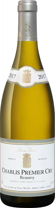 Вино Beauroy Chablis 1er Cru AOC Maison Olivier Tricon 0.75 л