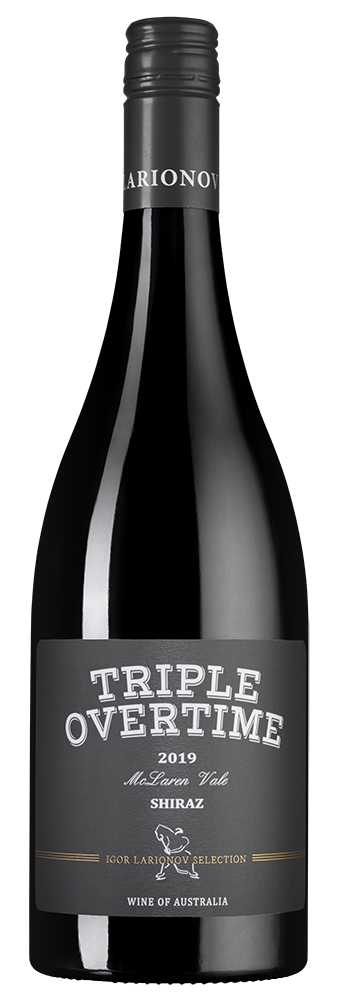 Вино Красное Сухое "Трипл Овертайм Шираз" 0,75 л 2019 г. (SW)