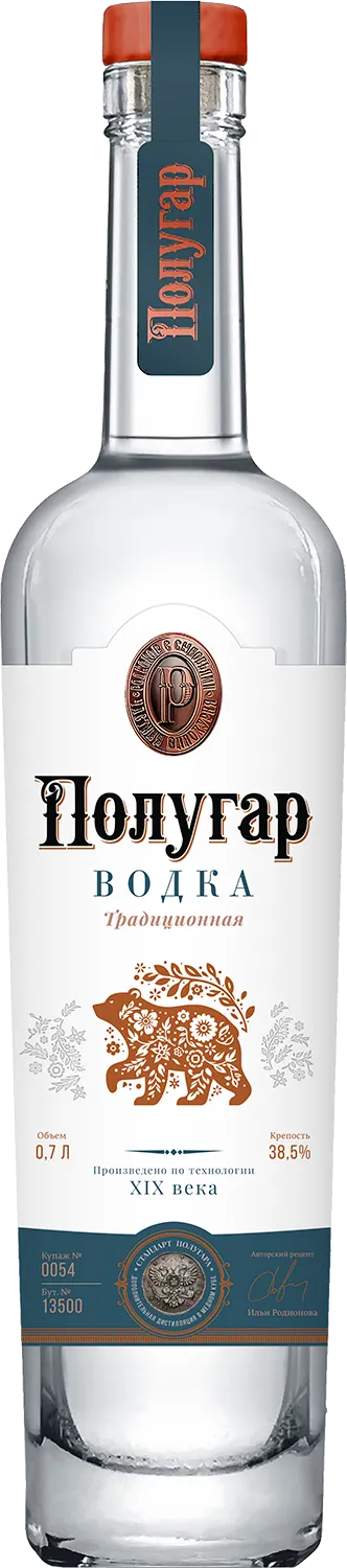 Водка Полугар 0.7 л