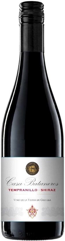 Вино Красное Полусухое "Каса Батанерос Темпранильо Шираз" 0,75 л (WS)