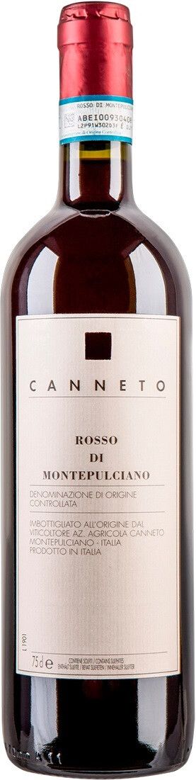 Вино Красное Сухое "Каннето Россо ди Монтепульчано DOC" 0,75 л 2019 г. (WS)