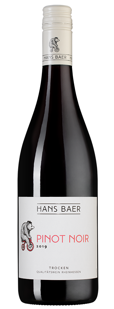 Вино Красное Полусухое "Ханс Баер Пино Нуар" 0,75 л 2020 г. (SW)