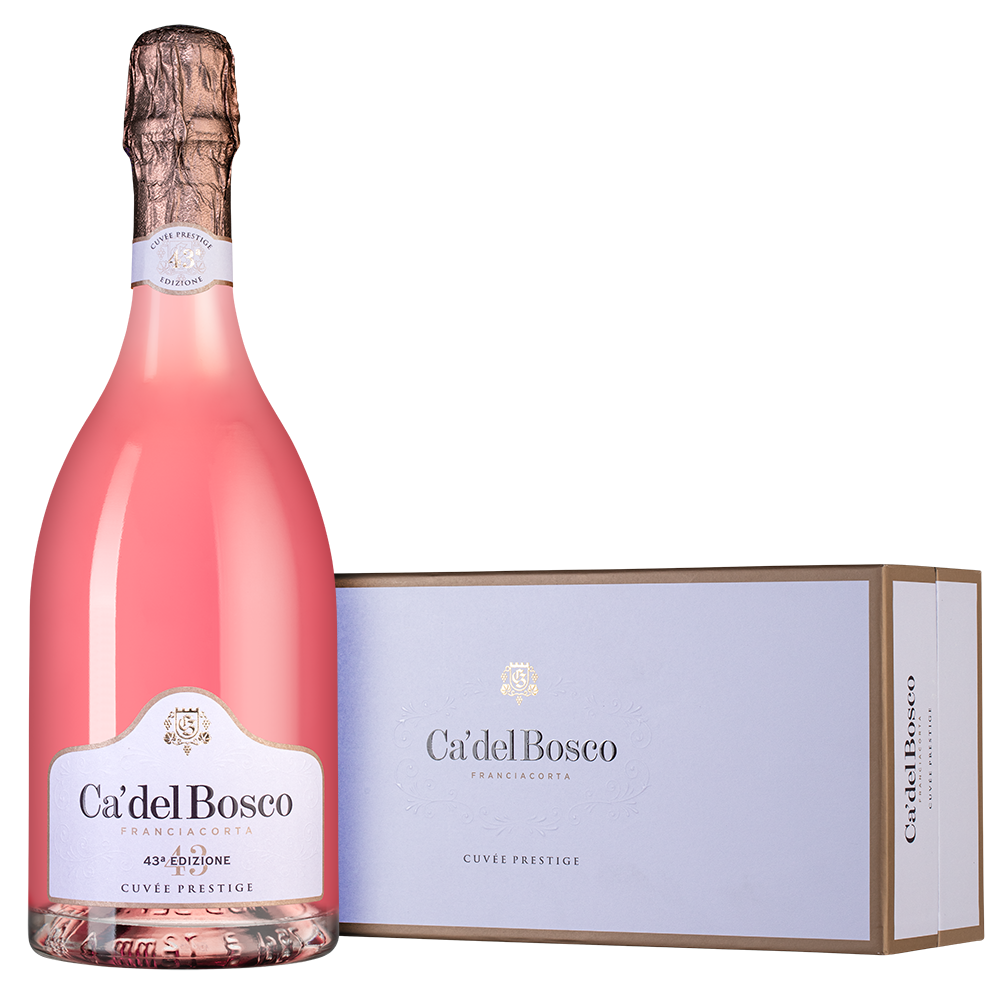 Игристое вино Franciacorta Cuvee Prestige Brut Rose 0.75 л Gift Box