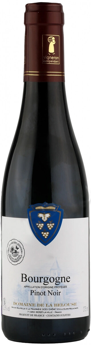 Вино Bourgogne Pinot Noir de la Belouse 0.375 л