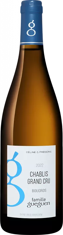 Вино Bougros Chablis Grand Cru AOC Celine & Frederic Gueguen 2022 г. 0.75 л