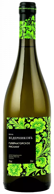 Вино Gubernatorskoe Risling Don Valley Vinodelnya Vedernikov 0.75 л