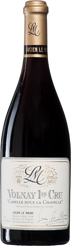 Вино Volnay Premier Cru Carelle Sous La Chapelle Lucien Le Moine 2022 г. 0.75 л