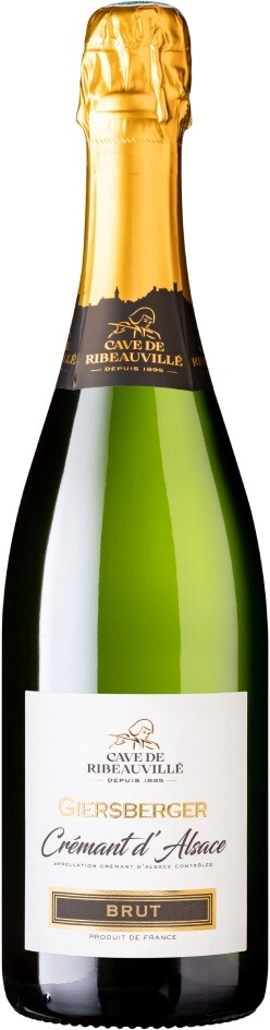 Игристое вино Cave de Ribeauville Giersberger Cremant d'Alsace Brut 0.75 л