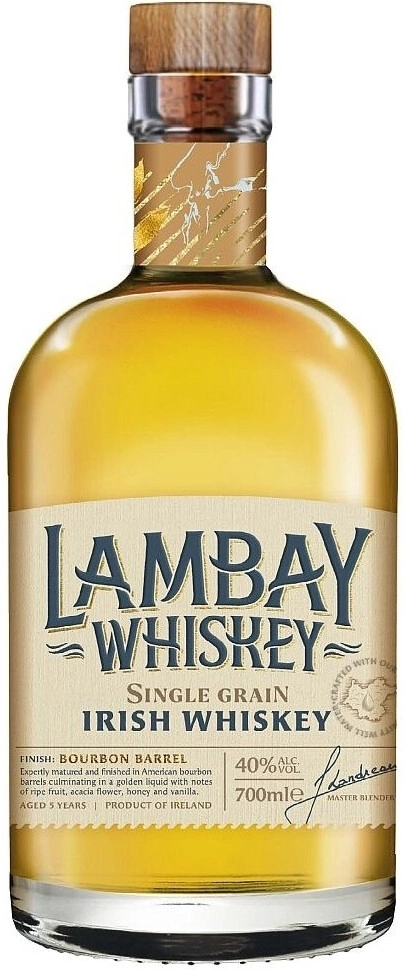 Виски Lambay Single Grain Irish Whiskey 0.7 л