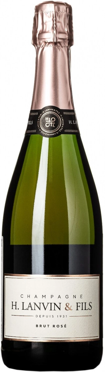 Шампанское Champagne H. Lanvin et Fils Brut Rose 2021 г. 0.75 л