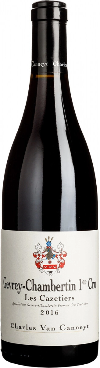 Вино Charles Van Canneyt Gevrey-Chambertin 1er Cru Les Cazetiers 2016 г. 0.75 л