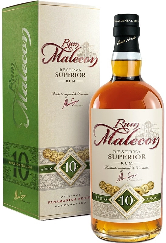 Ром Malecon Reserva Superior 10 YO 0.7 л в подарочной упаковке