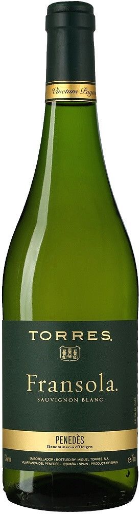 Вино Белое Сухое "Торрес Франсола" 0,75 л 2018 г. (WS)