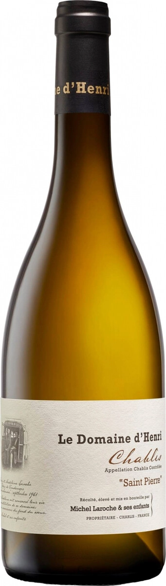 Вино Les Domaine d'Henri Saint Pierre Chablis 0.75 л