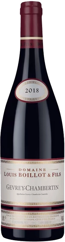 Вино Domaine Louis Boillot et Fils Gevrey-Chambertin 2018 г. 0.75 л
