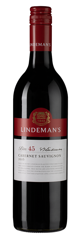 Вино Bin 45 Cabernet Sauvignon 2016 г. 0.75 л