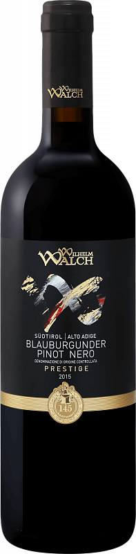 Вино Blauburgunder Pinot Nero Prestige 2015 г. 0.75 л
