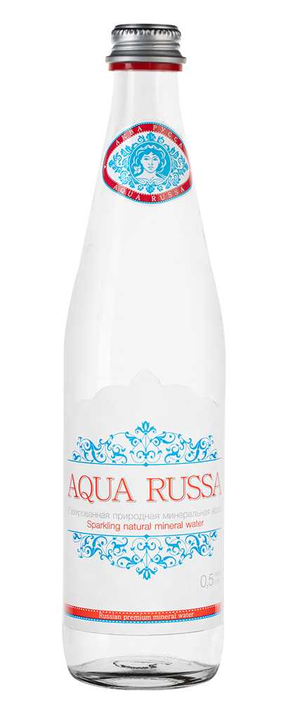 Вода газированная Aqua Russa Glass 0.5 л 12 шт.