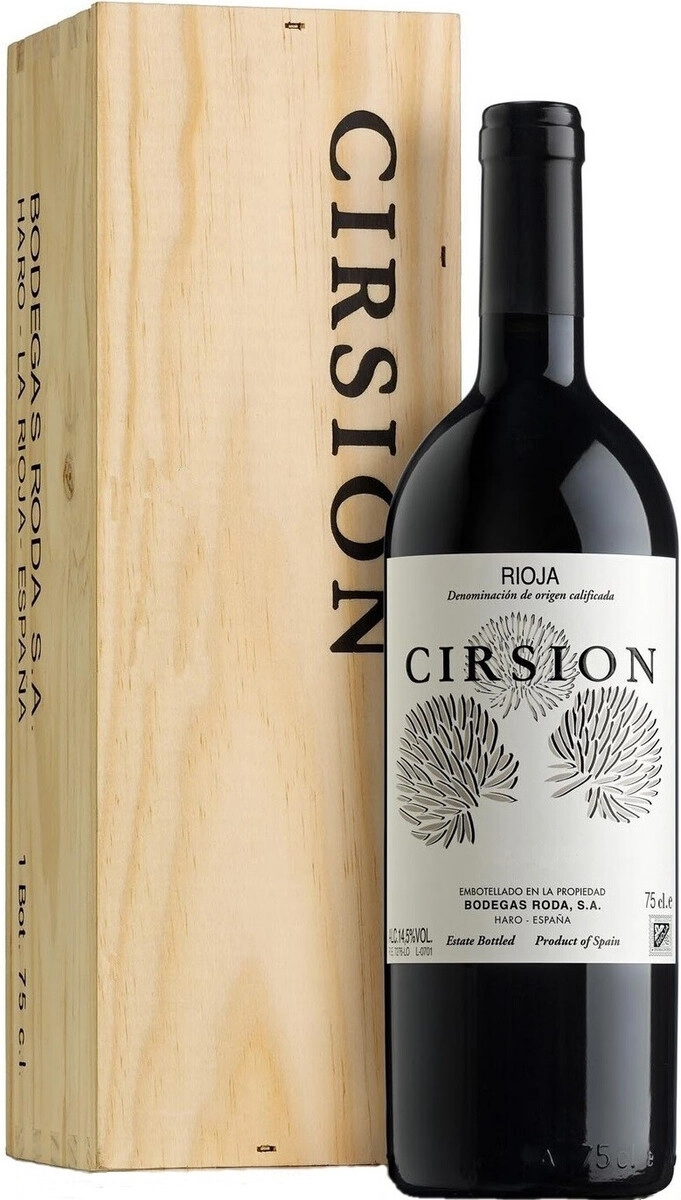 Вино Bodegas Roda Cirsion 2019 г. 0.75 л в подарочной упаковке