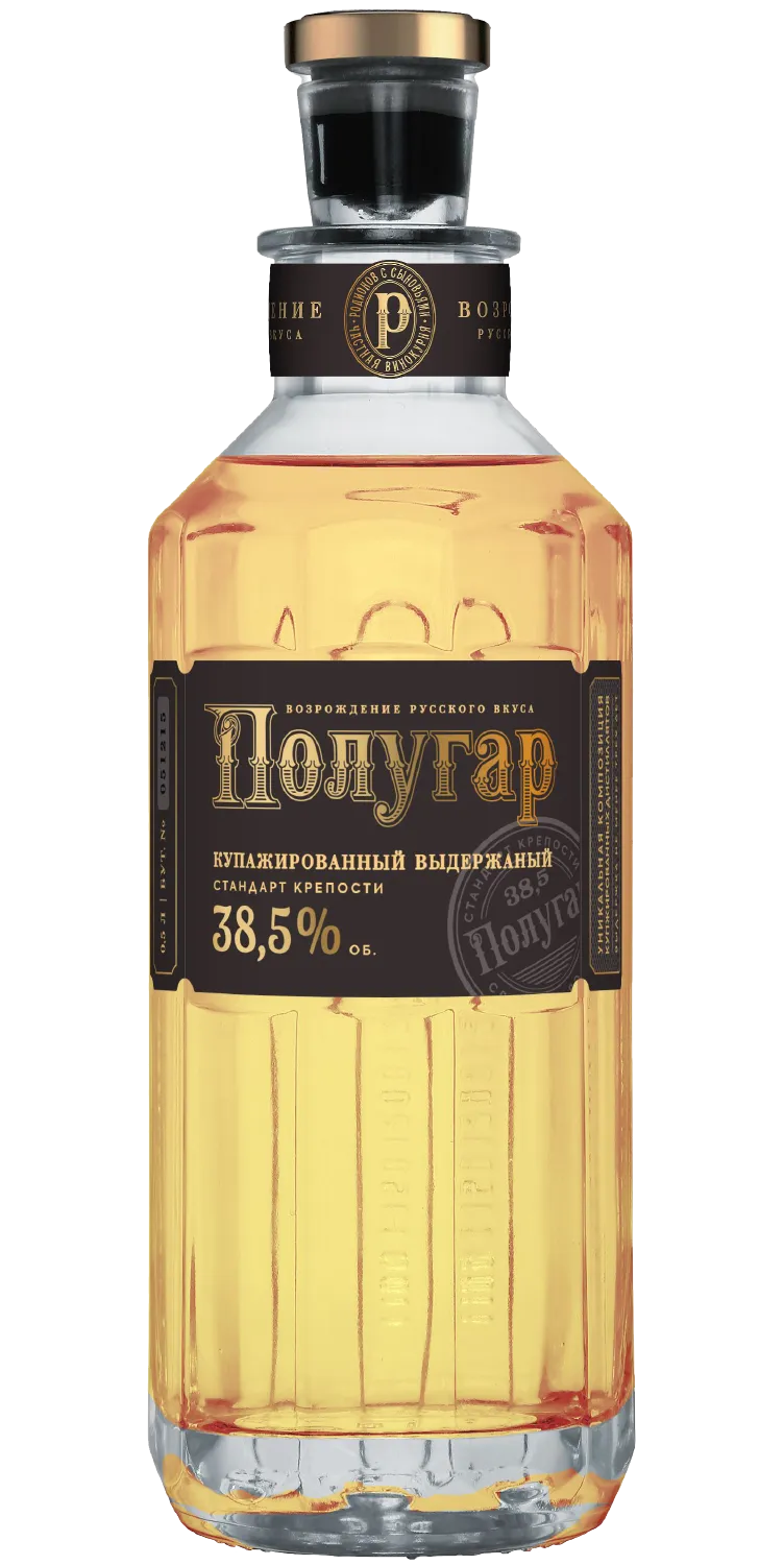 Водка Polugar Blended Aged 0.5 л