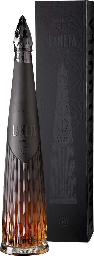 Текила Laneta Extra Anejo 0.75 л в подарочной упаковке