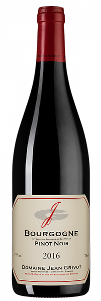 Вино Bourgogne Pinot Noir 2016 г. 0.75 л