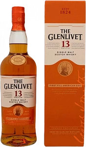 Виски The Glenlivet Single Malt Scotch Whisky 13 Years Old 0.7 л в подарочной упаковке