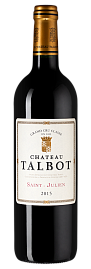 Вино Chateau Talbot 2015 г. 0.75 л
