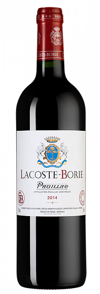 Вино Lacoste-Borie 2014 г. 0.75 л