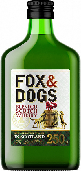 Виски Fox and Dogs Russia 0.25 л
