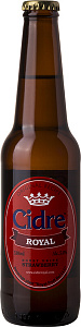 Сидр Cidre Royal with Strawberry Glass 0.33 л