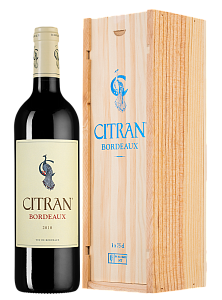 Красное Сухое Вино Citran Bordeaux Superieur 0.75 л Gift Box