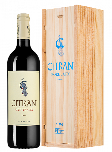 Вино Le Bordeaux de Citran Rouge 0.75 л Gift Box