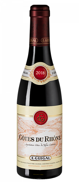 Вино Cotes du Rhone Rouge 2018 г. 0.375 л