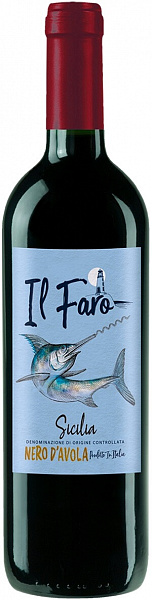 Вино Il Faro Nero d'Avola Sicilia 0.75 л