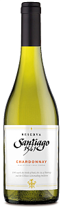 Белое Сухое Вино Santiago 1541 Reserva Chardonnay 2020 г. 0.75 л