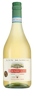 Белое Полусухое Вино Frascati San Marco 0.75 л