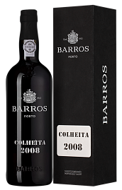 Портвейн Barros Colheita 2008 г. 0.75 л Gift Box