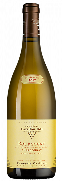 Вино Francois Carillon Bourgogne Chardonnay 2018 г. 0.75 л