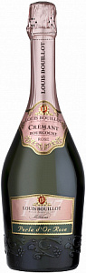 Розовое Брют Игристое вино Louis Bouillot Cremant de Bourgogne Perle d'Or Rose 2015 г. 0.75 л