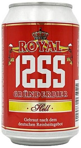 Пиво Eibau Royal Grunderbier 1255 Hell Can 0.33 л