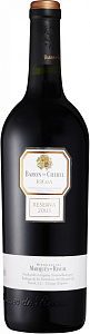 Красное Сухое Вино Baron de Chirel Reserva 2012 г. 0.75 л
