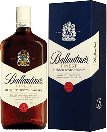 Виски Ballantine's Finest 1 л в подарочной упаковке